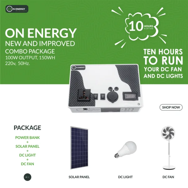 On-Energy 150wh 100w Solar generator - Image 5