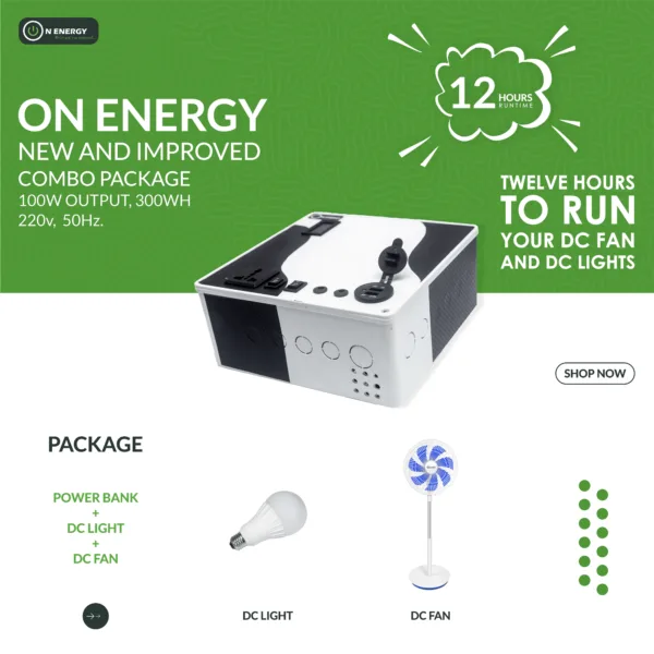 On-Energy 300wh 100w solar generator - Image 3