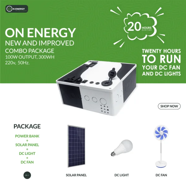 On-Energy 300wh 100w solar generator - Image 4