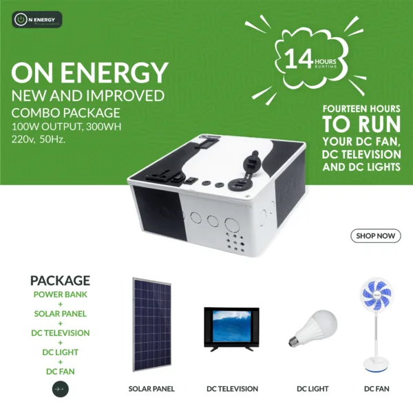 On-Energy 300wh 100w solar generator - Image 5