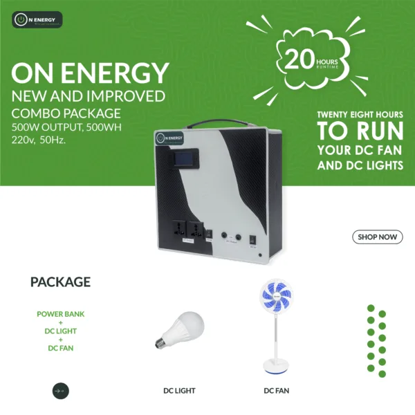 On-Energy 500wh 500w solar generator - Image 4