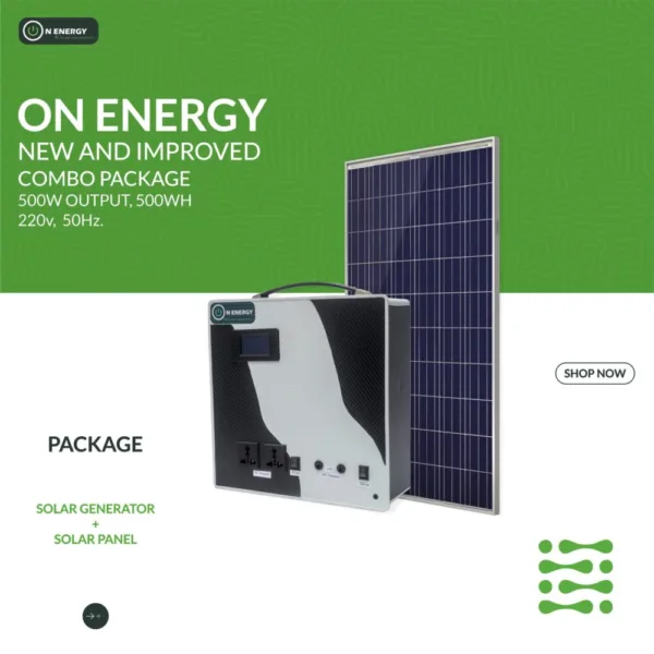 On-Energy 500wh 500w solar generator - Image 3