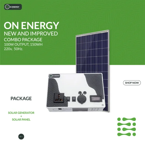 On-Energy 150wh 100w Solar generator