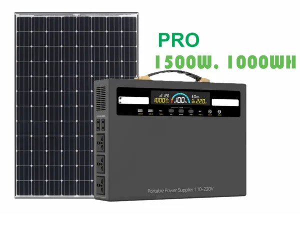 On-Energy Pro 1000wh, 1500w Solar Generator